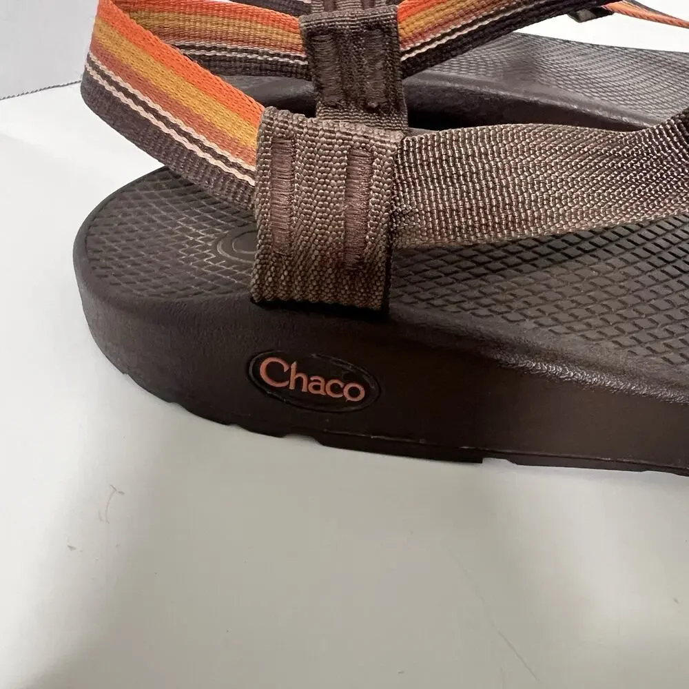 Chaco Bodhi Sandals Men's Size 9 Belt Java Brown Toe Loop Strappy Beach Shoes
